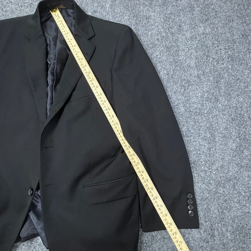 Jos A Bank Reserve by Joseph Abboud Mens 40S‎ Black Wool 2-Button Suit Jacket